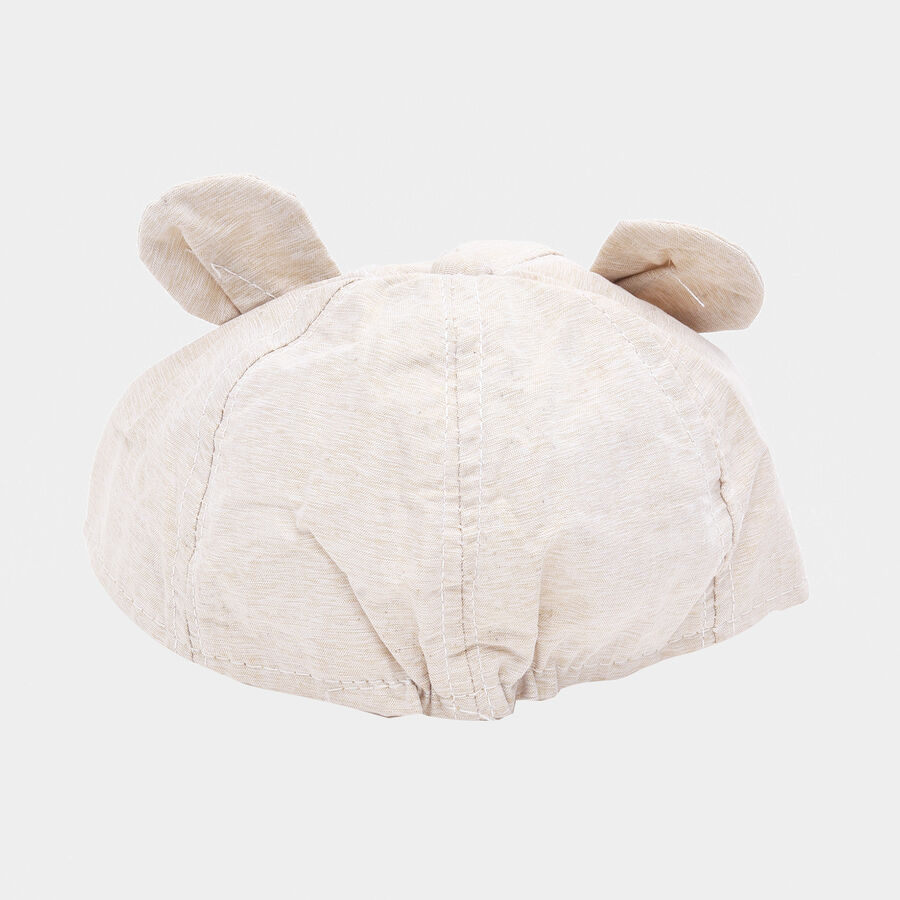 Kids' Cream Fabric Cap, , large image number null