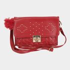 Women's Polyurethane Zipper Sling Bag, , small image number null