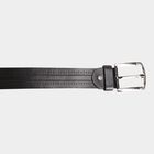 Men's Black Polyurethane Casual Belt, , small image number null