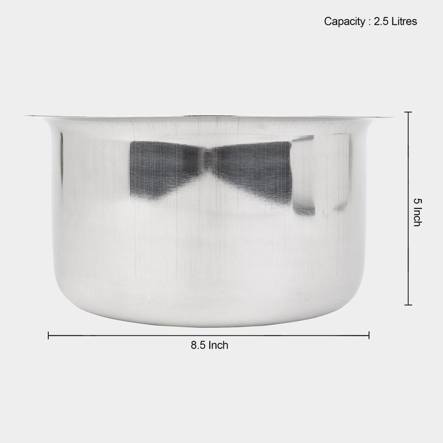 2.5 L Induction Compatible Stainless Steel Patila, , large image number null