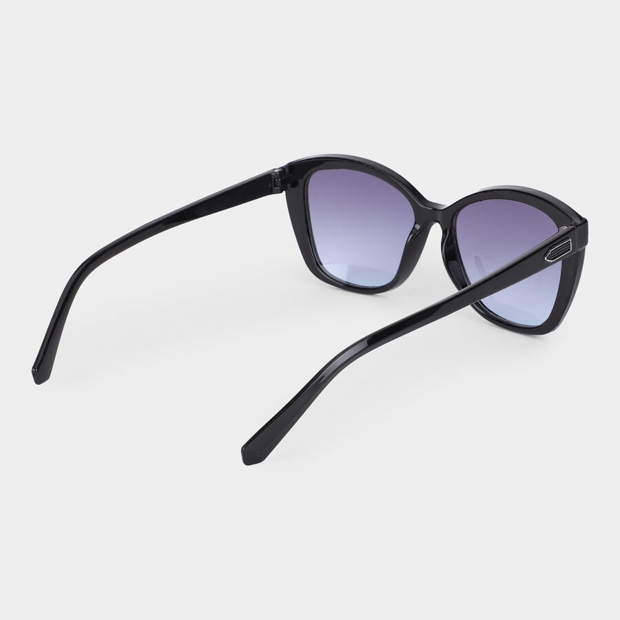 Women's Brown Plastic Sunglasess, , large