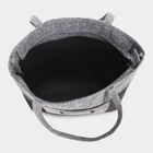 Women's Grey Fleece Tote Bag, , small image number null