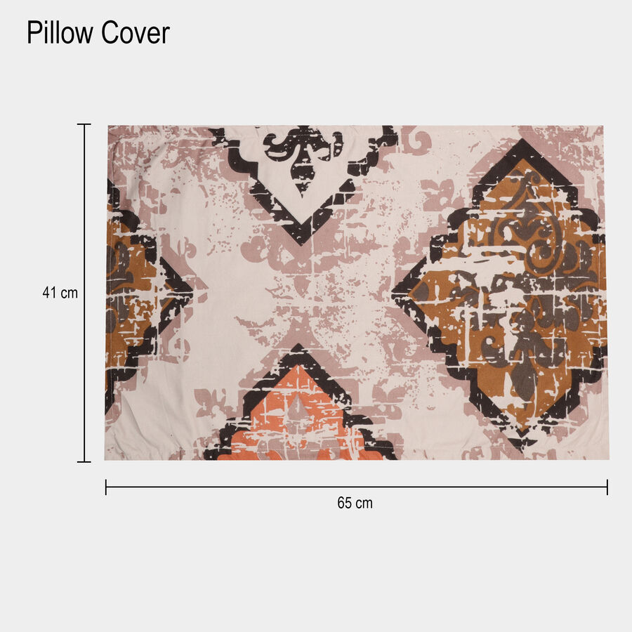 120 GSM Beige Microfiber Double Bedsheet, , large image number null