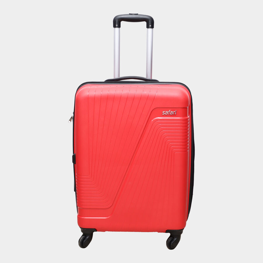 4-Wheel Red Polypropylene Hard Case Trolley, Small + Medium + Large, , large image number null