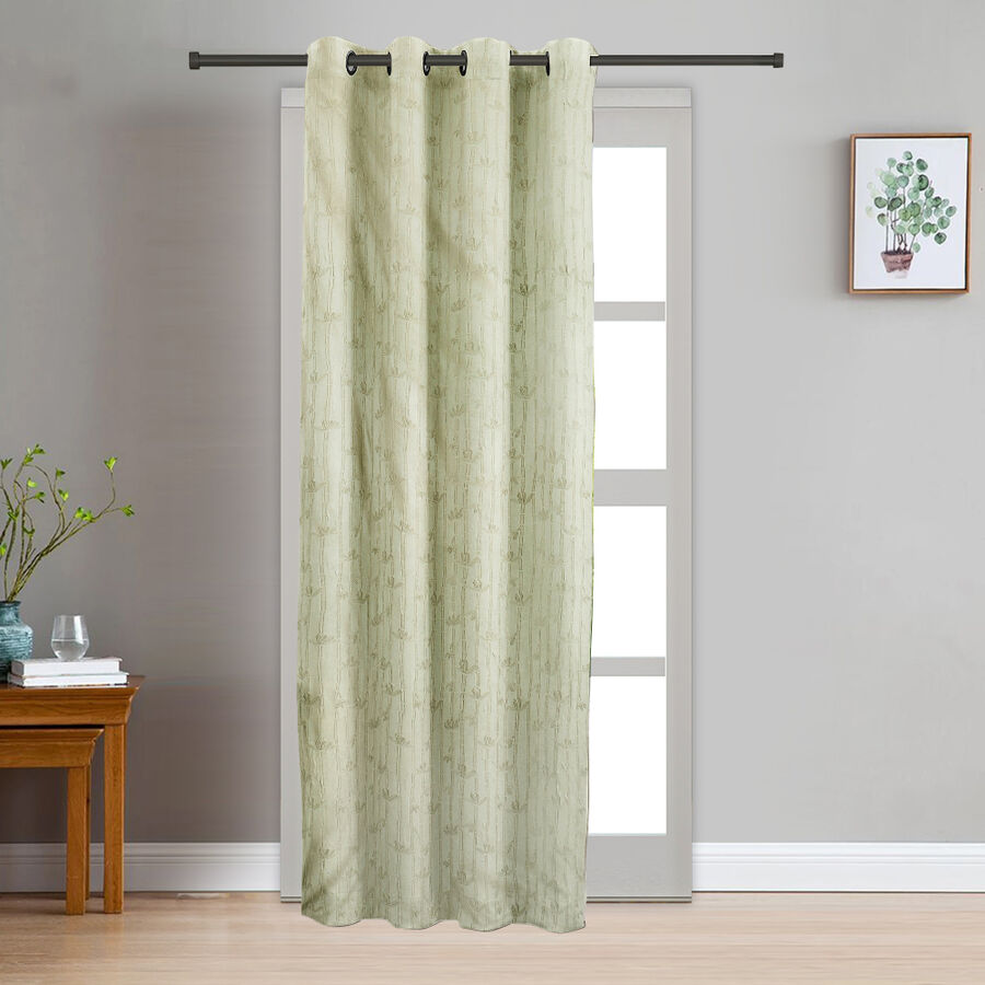 7ft. Light Green Microfiber Door Curtain, , large image number null