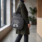 Black Fabric-Polyester Shopping Bag, , small