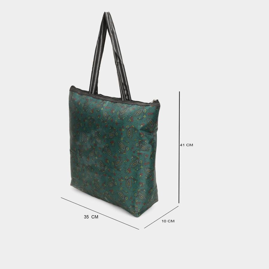 Women's Green Fabric-Polyester Tote Bag, , large image number null
