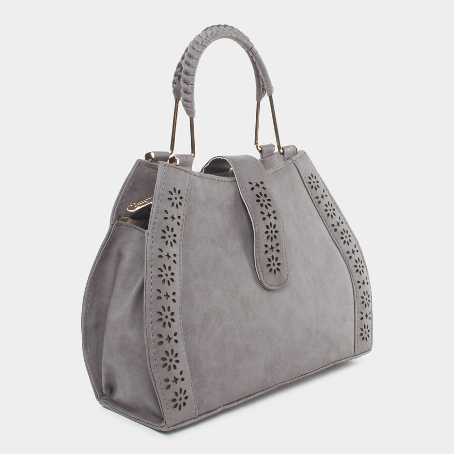 Women's Medium Polyurethane Satchel, , large image number null