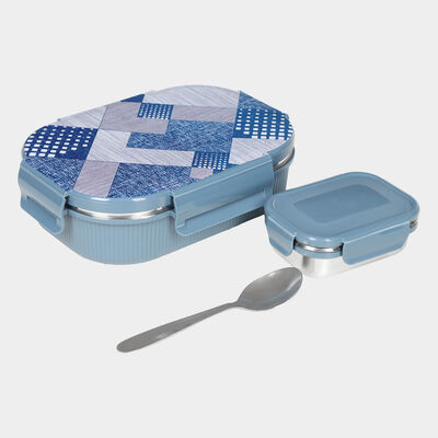 PlasticLunch Box With Container and Spoon