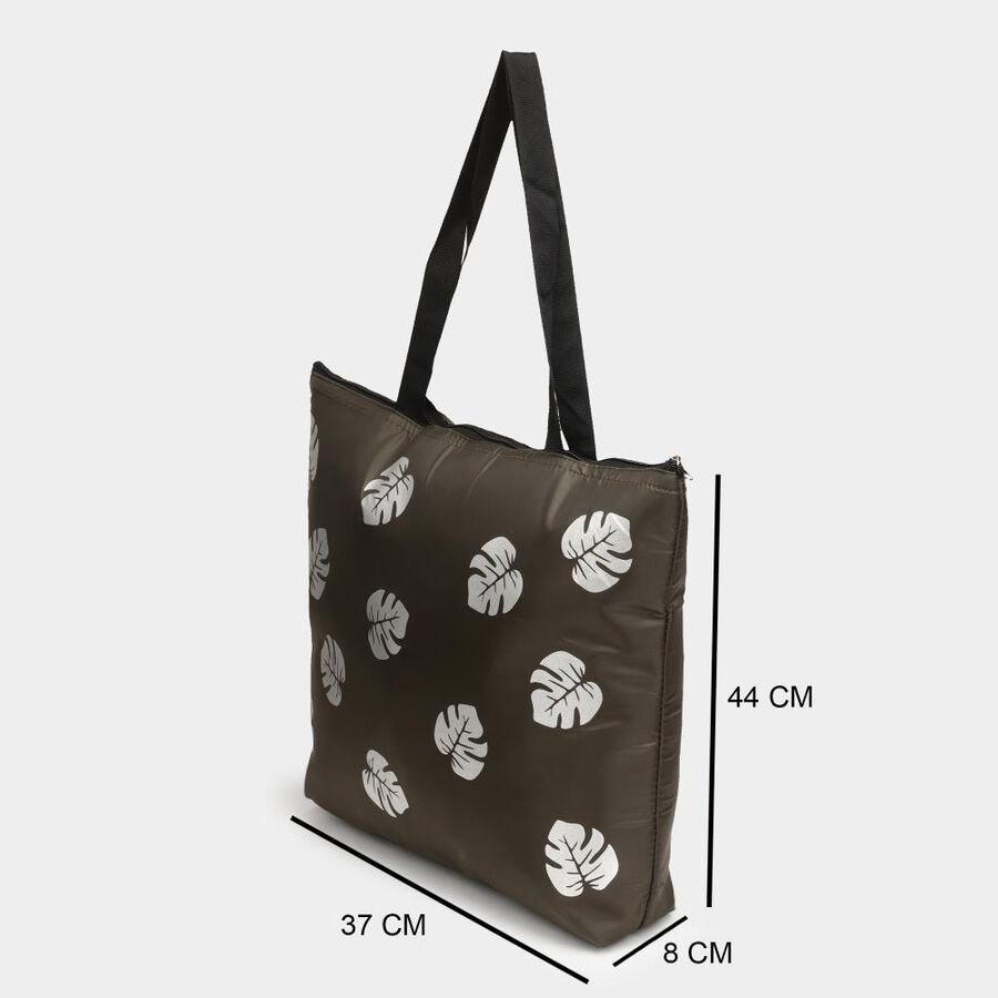 Women's Olive Fabric-Nylon Tote Bag, , large image number null