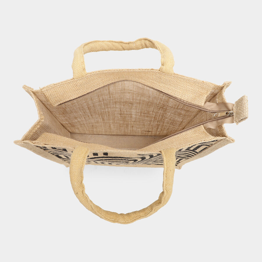 Beige Jute Bag, , large image number null