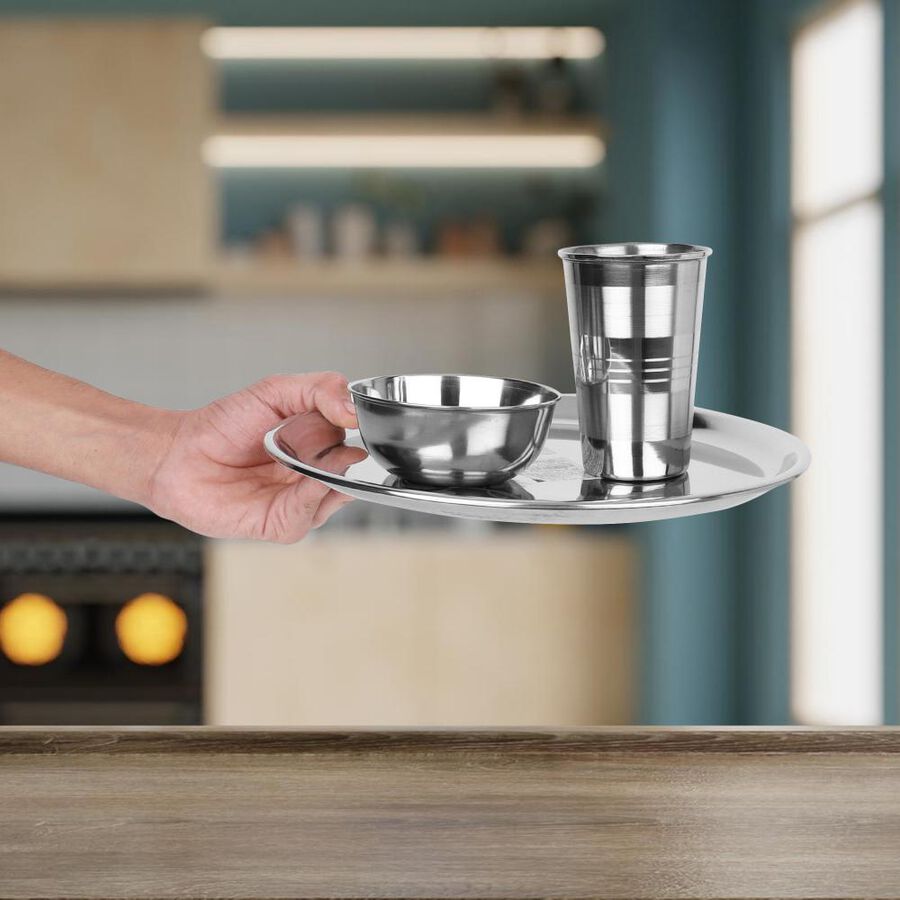 3 Pcs. Steel Meal Set, , large image number null