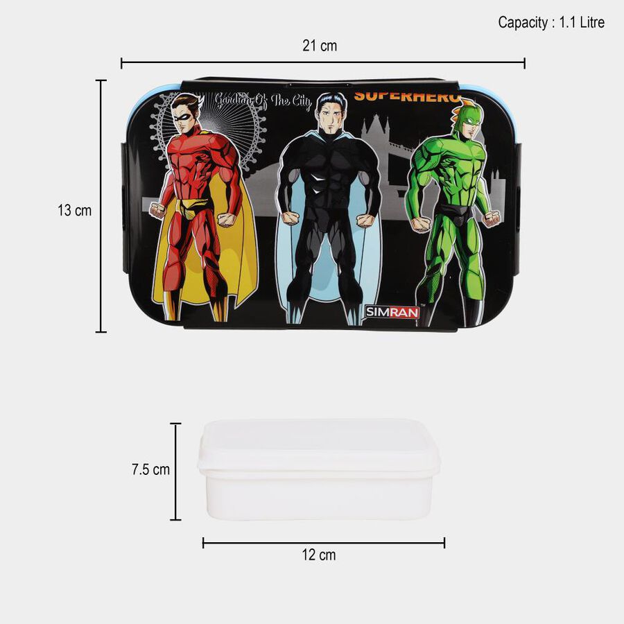 Plastic Lunch Box With Container, , large image number null