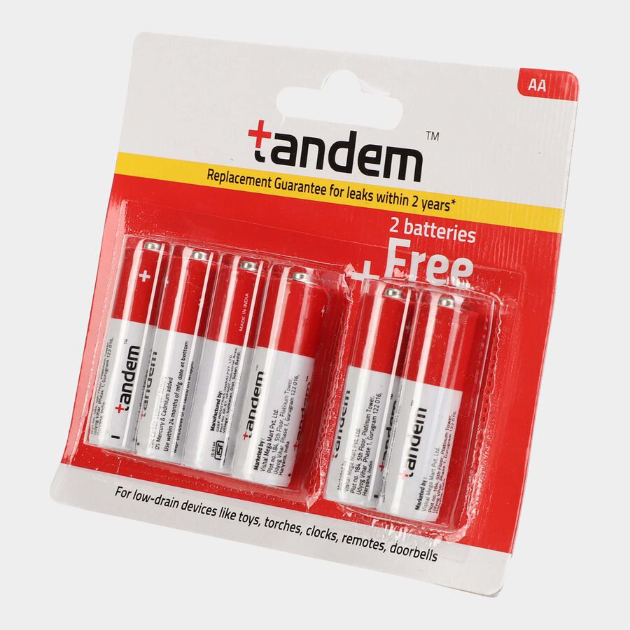 Battery - Pack of 4+2 AA Type, , large image number null