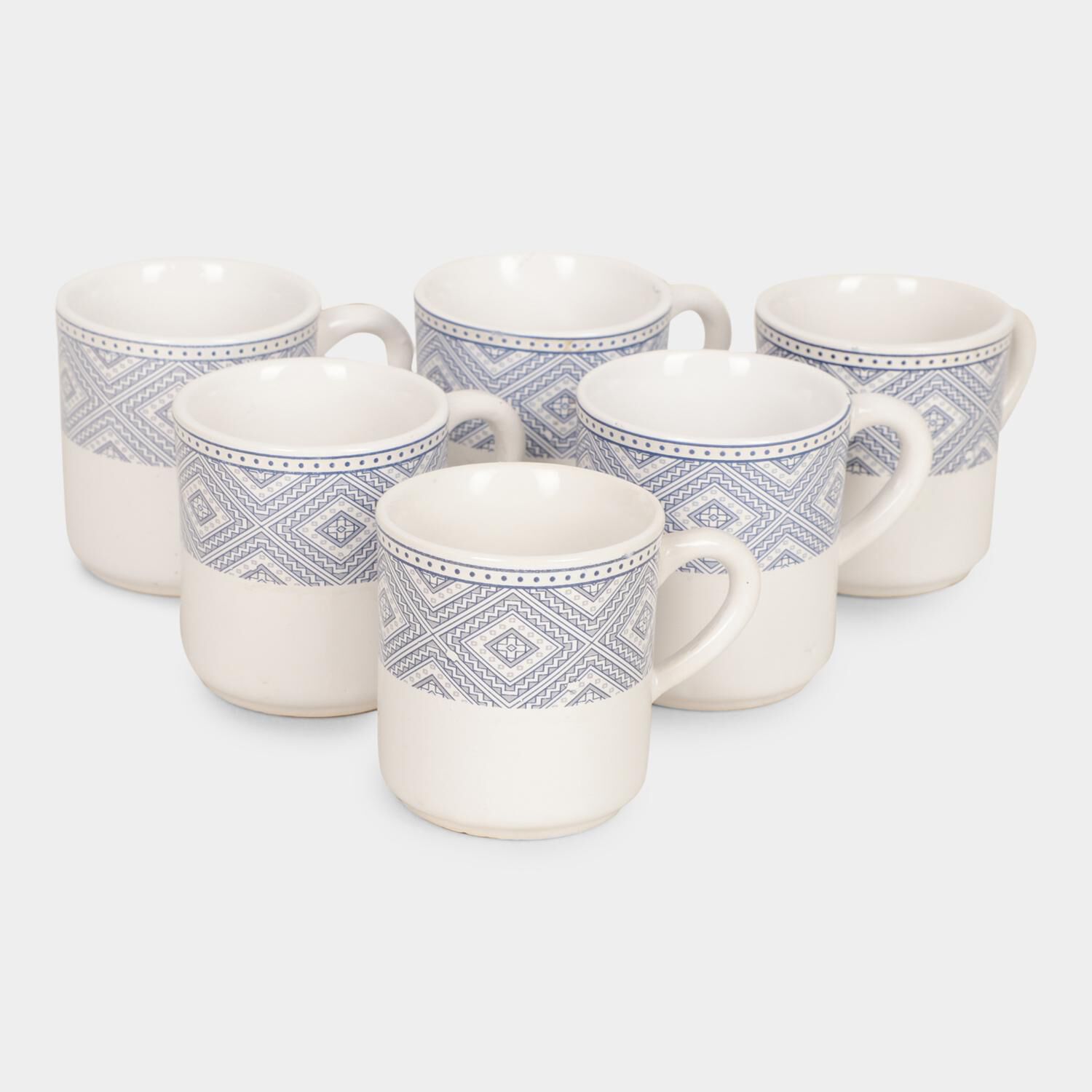 Home Finery                         120 ml Bio China Cup, Set of 6