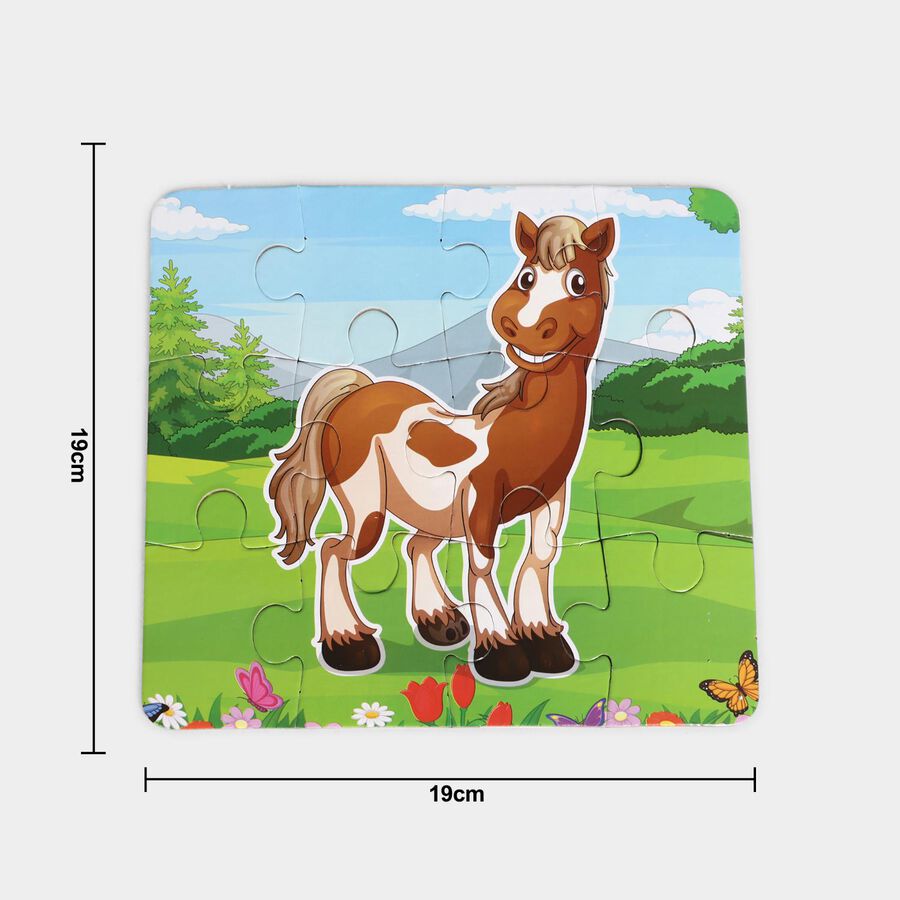 Domestic Animals Jigsaw Puzzleset of 3, , large image number null