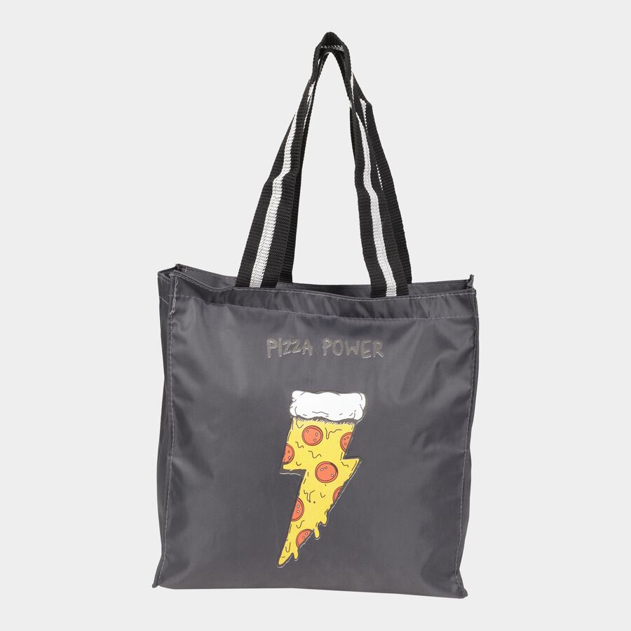 Grey Fabric-Polyester Bag, , large