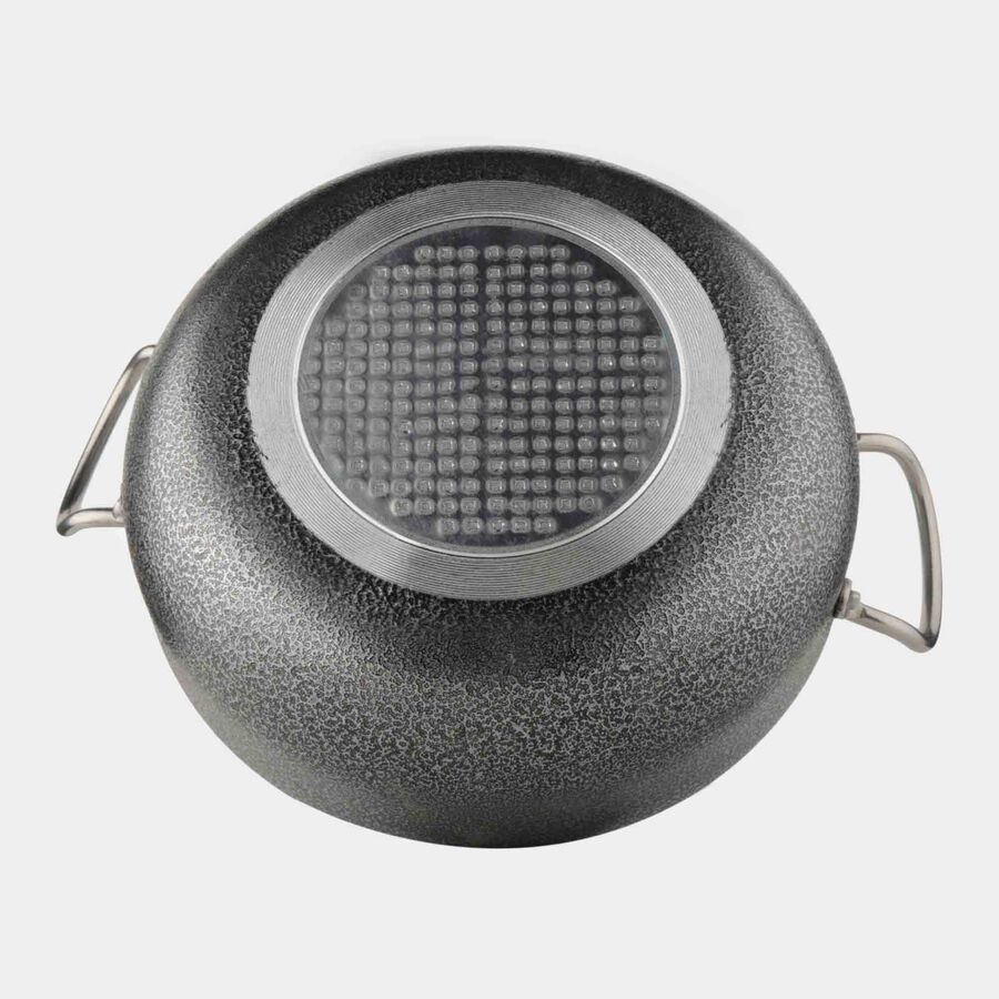 3 L Aluminum Kadhai, Induction Compatible, , large image number null