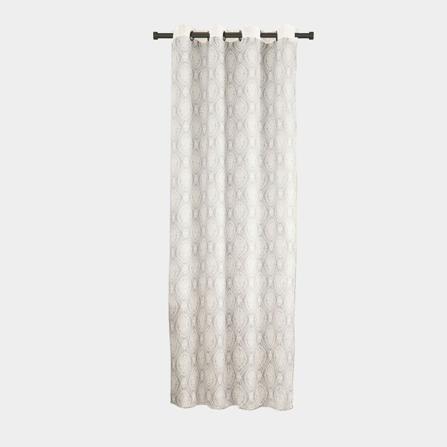  7ft. Cream Polyester Curtain, , large image number null