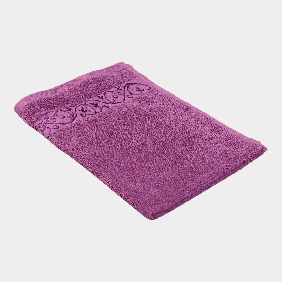 110 GSM Purple Cotton Hand Towel, , large image number null