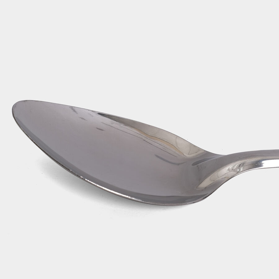 Stainless Steel Serving Spoon With Plastic Handle, , large image number null