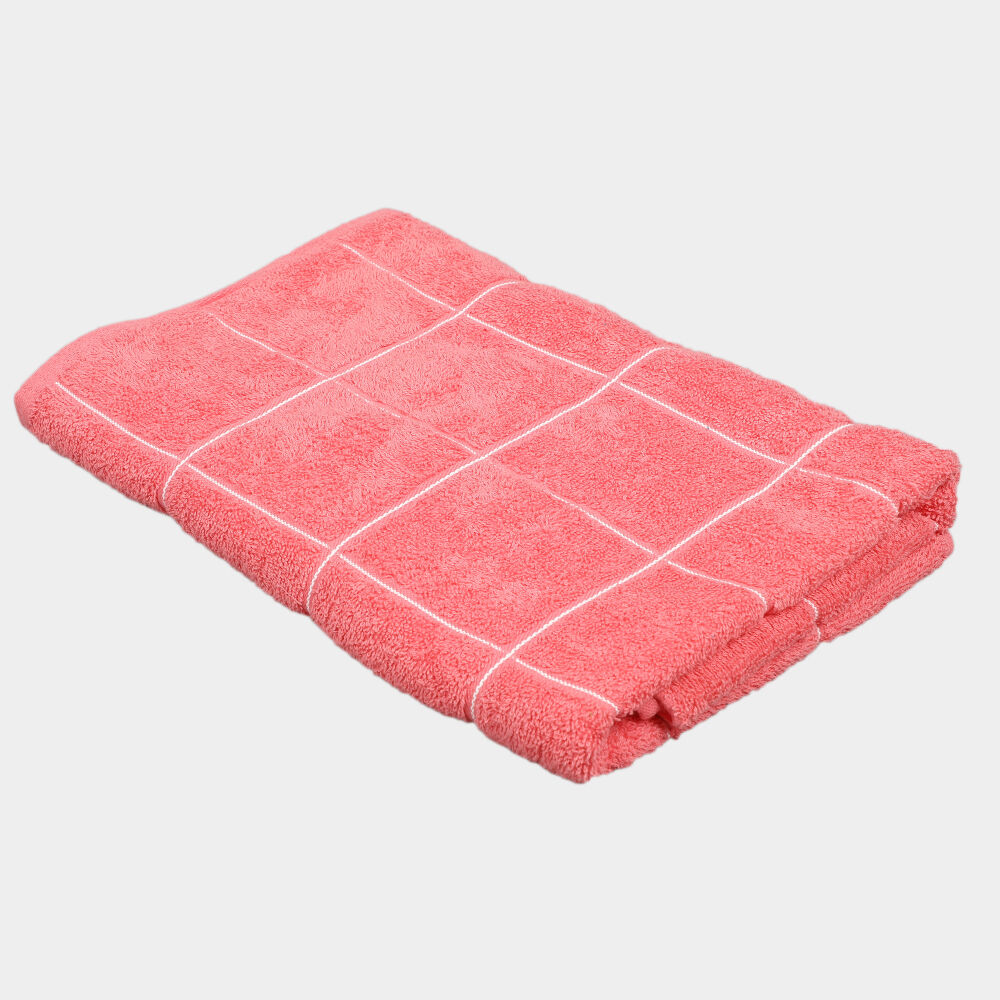 Home Beautiful                         330 GSM Coral Cotton Bath Towel