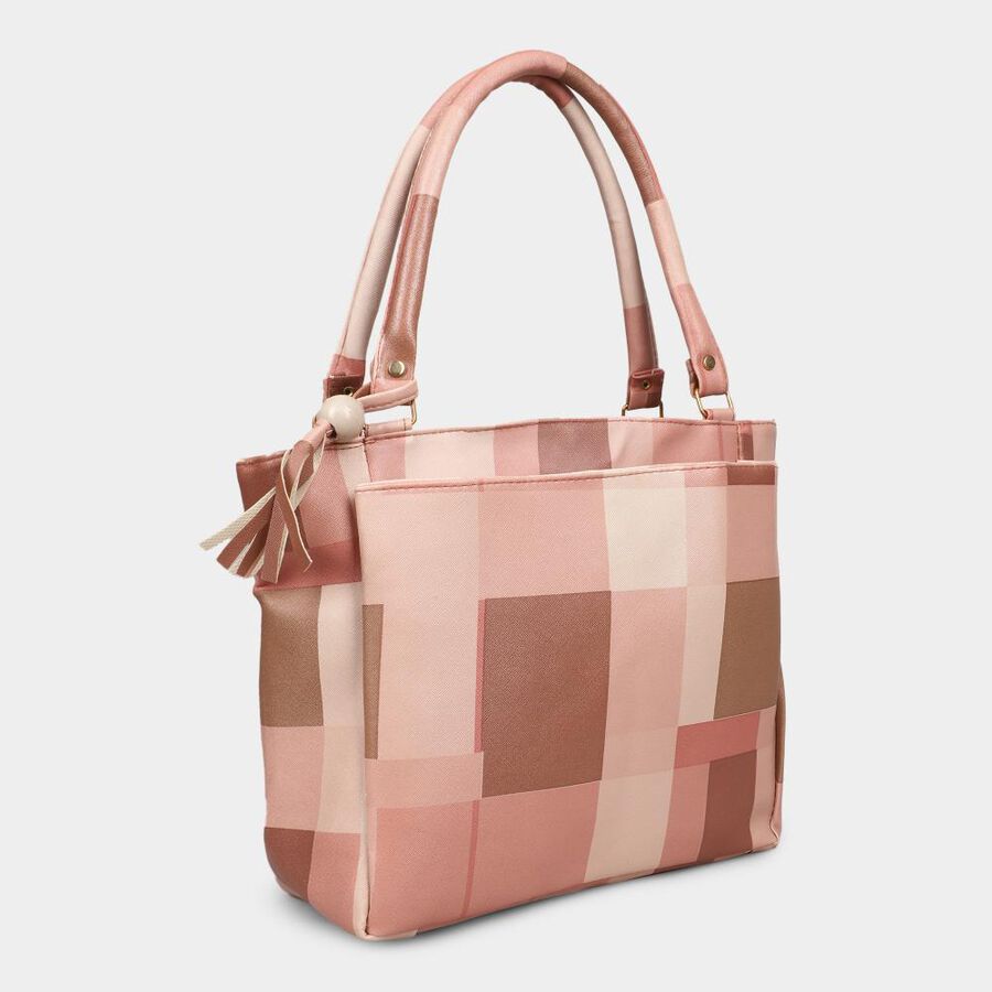 Women's Brown Pu Hand Bag, , large image number null