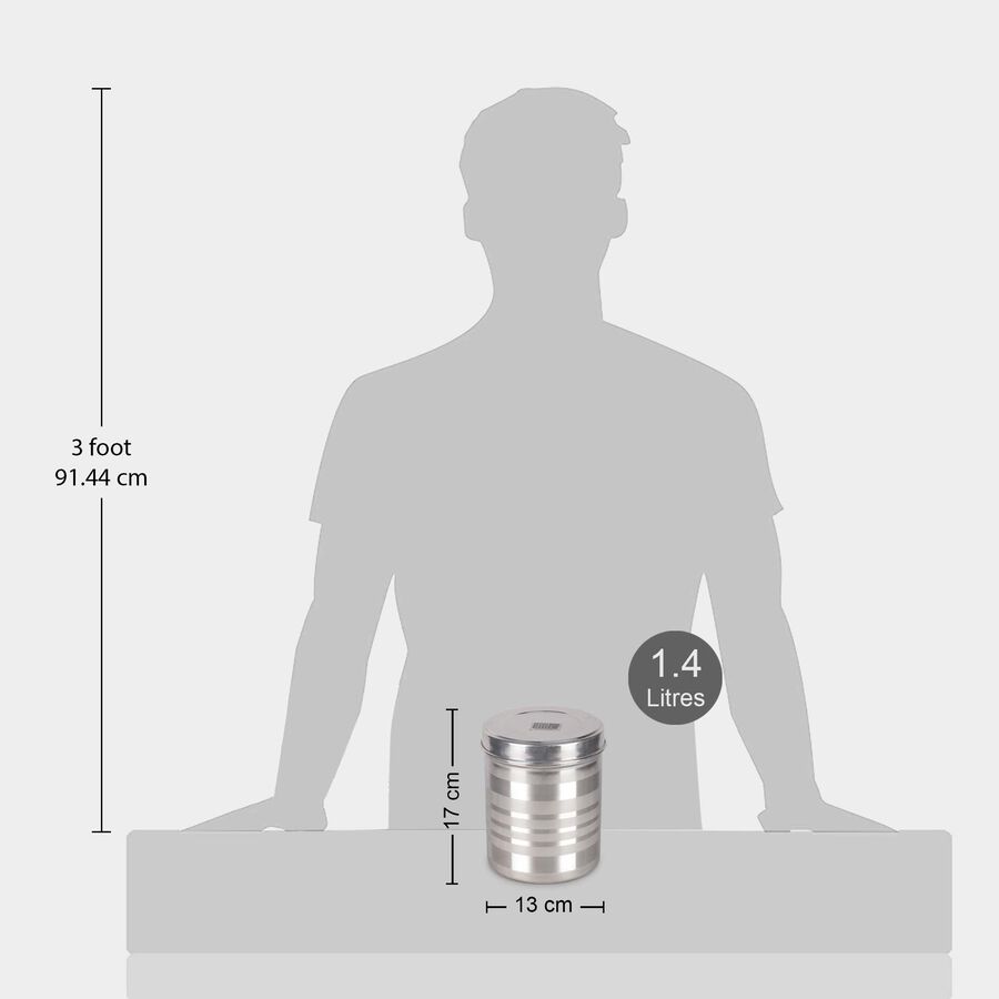 1.4 L Steel Container, , large image number null