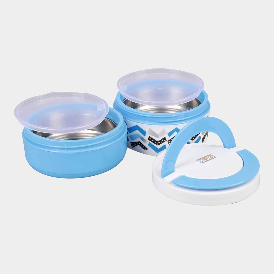 Plastic Lunch Box - 2 Containers, , large image number null