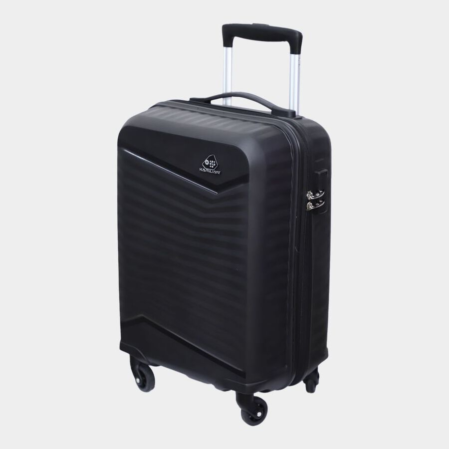 4-Wheel Black PVC Matee Hard Case Trolley, Small + Medium + Large, , large image number null