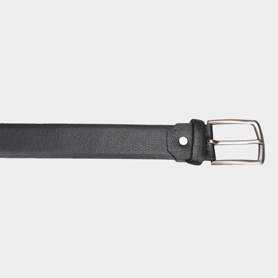 Men's Polyurethane Casual Belt, Size 40, Textured, , large image number null