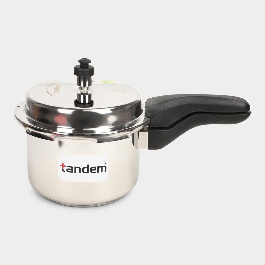 3 L Steel Pressure Cooker, , large image number null