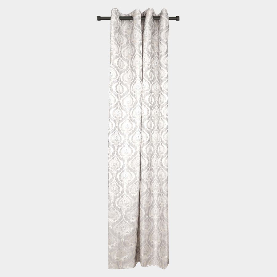 7ft. Grey Microfiber Door Curtain, , large image number null