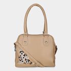 Women's Beige Pu Hand Bag, , small
