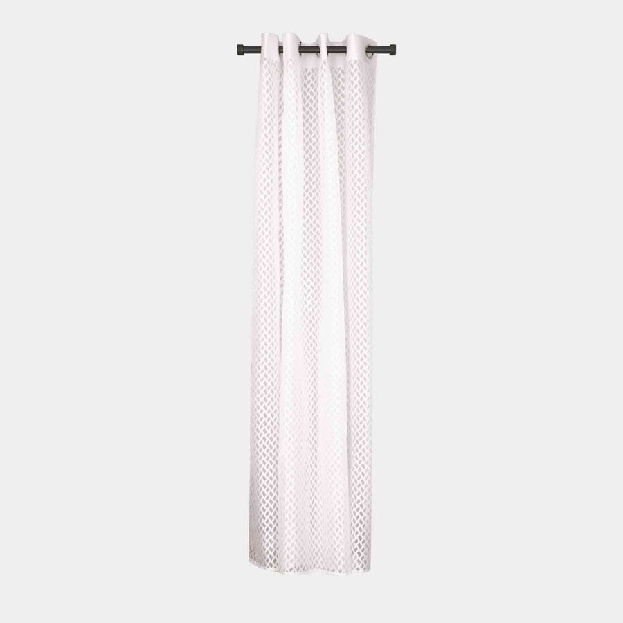 7ft. White Microfiber Door Curtain, , large image number null