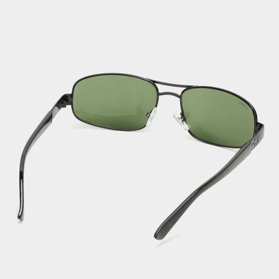 Men's Black Plastic Sunglasses, , large image number null