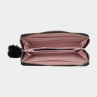 Women's Black Polyurethane Handbag, , small image number null