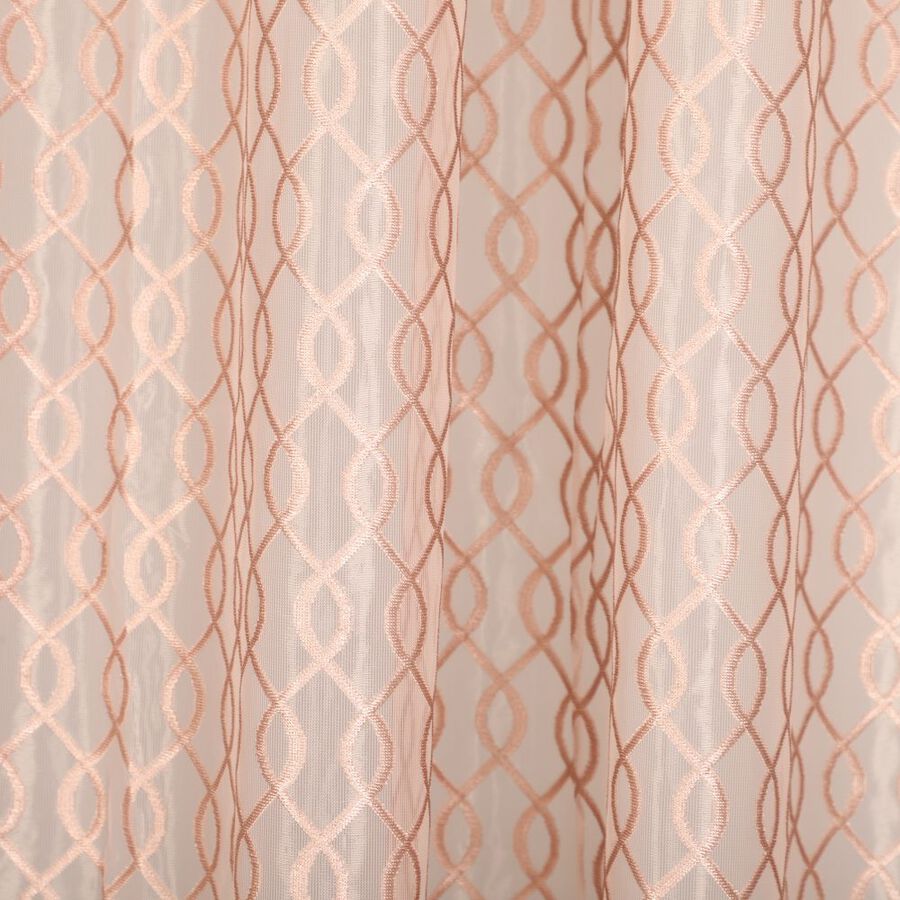 7ft. Brown Polyester Curtain, , large