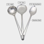 Wooden Kitchen Tools Combo - Serving Spoon, Ladle, Zara, , small image number null