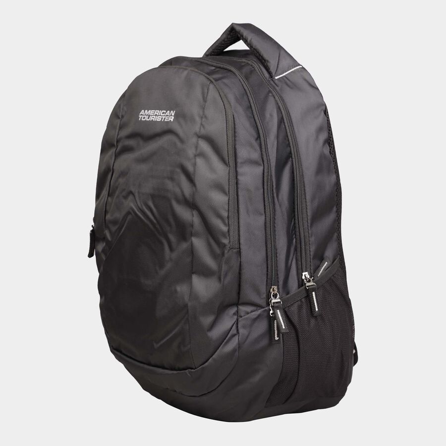 Black Backpack with Laptop Sleeve, 32 L, , large image number null