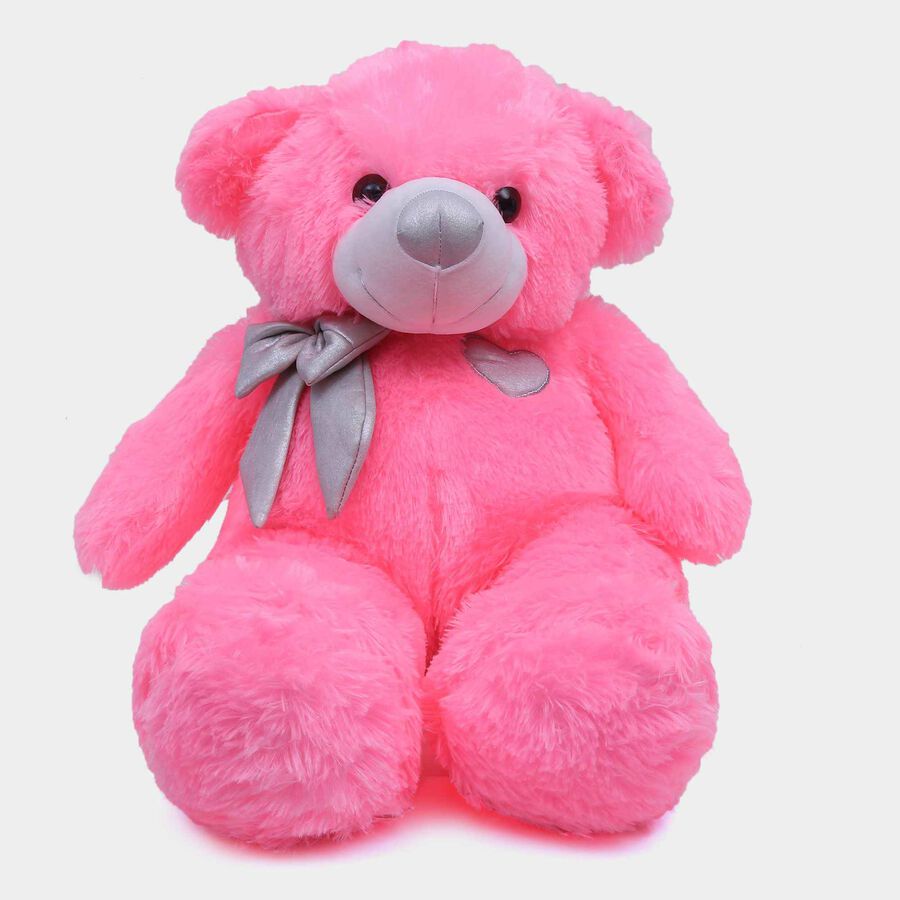 Large Pink Teddy With Muffler, , large image number null