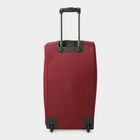 Maroon Polyester Duffle Trolley Bag , , small