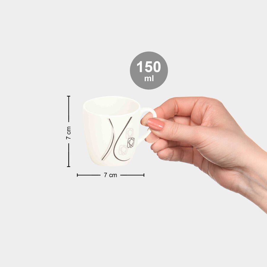 150 ml Bone China Mug, Set of 6, , large image number null