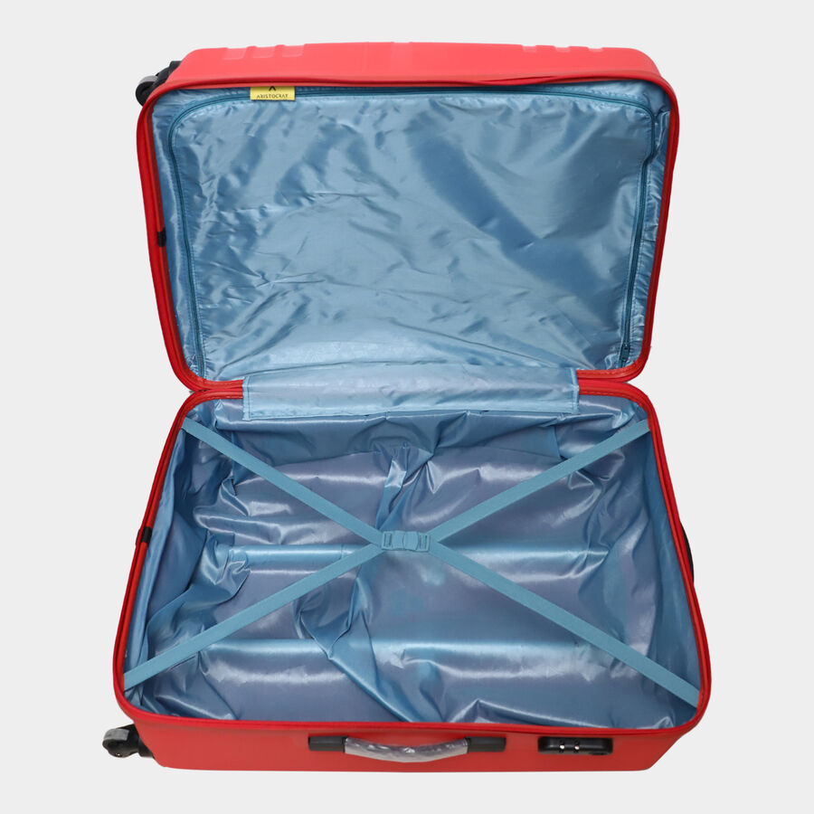 4-Wheel Red Polycarbonate Hard Case Trolley, Small + Medium + Large, , large image number null