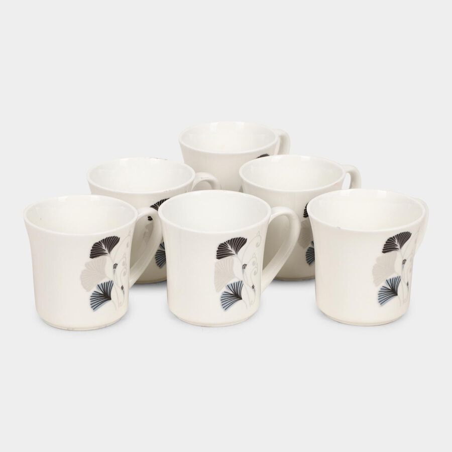 160 ml बोन चाइना मग, 6 मग का सेट, , large image number null