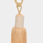 Beige Microfiber Tieback Rope, , small image number null