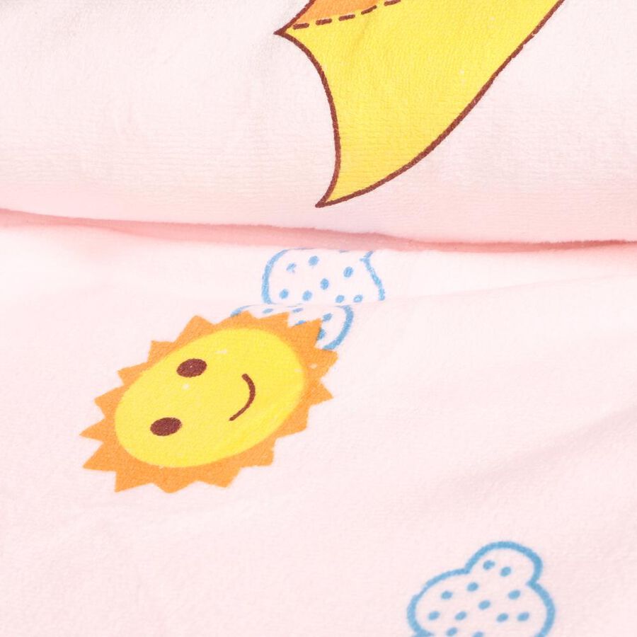 380 GSM Pink Microfiber Baby Towel, , large