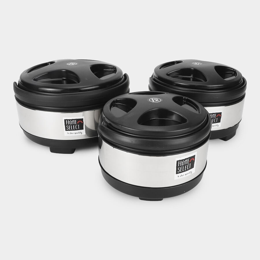 Steel Casserole Set of 3, , large