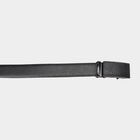 Men's Black Polyurethane Formal Belt, 42 in. Waist, , small image number null