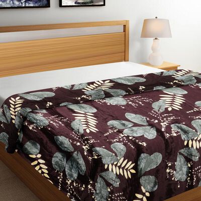 Maroon Microfiber Blanket